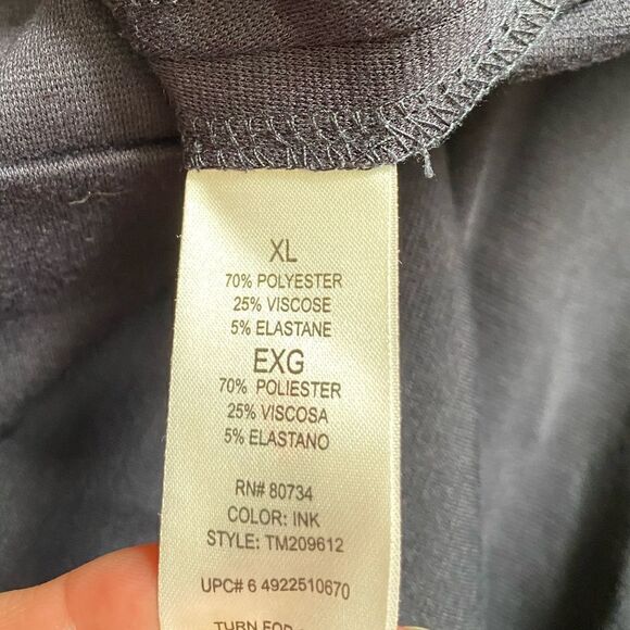 To The Max Ponte Dress Ink Blue New Pockets Womens Size XL - Picture 12 of 13